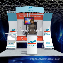 Detian offer small backdrop 3x3 trade show booth portable exhibition stand design
